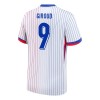 Men's GIROUD #9 France Away Replica Soccer Jersey 2024 Men's GIROUD #9 France Away Replica Soccer Jersey 2024