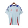 Men's Spain Pre-Match Replica Soccer Jersey EURO Blue 2024