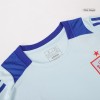 Men's Spain Pre-Match Replica Soccer Jersey EURO Blue 2024