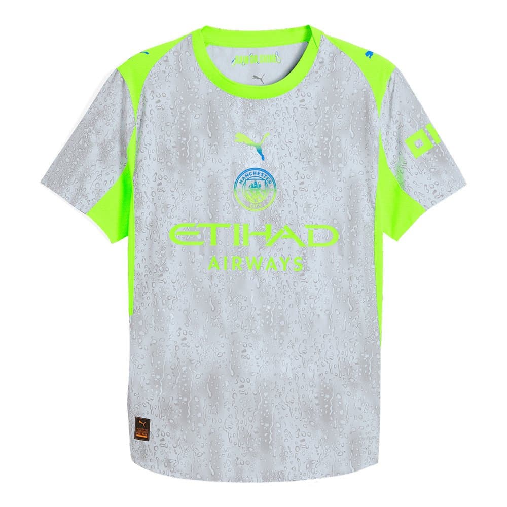 Men's Manchester City Third Away Authentic Jersey 2025/26 Men's Manchester City Third Away Authentic Jersey 2025/26