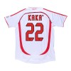 Men's KAKA' #22 AC Milan Away Retro Soccer Jersey 2006/07 Men's KAKA' #22 AC Milan Away Retro Soccer Jersey 2006/07
