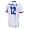 Men's KOLO MUANI #12 France Away Replica Soccer Jersey 2024 Men's KOLO MUANI #12 France Away Replica Soccer Jersey 2024