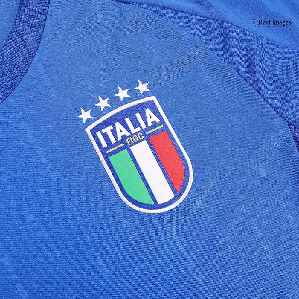 Men's BARELLA #18 Italy Home Replica Soccer Jersey EURO 2024