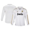 Men's Real Madrid Home Long Sleeve Retro Soccer Jersey 2011/12 Men's Real Madrid Home Long Sleeve Retro Soccer Jersey 2011/12