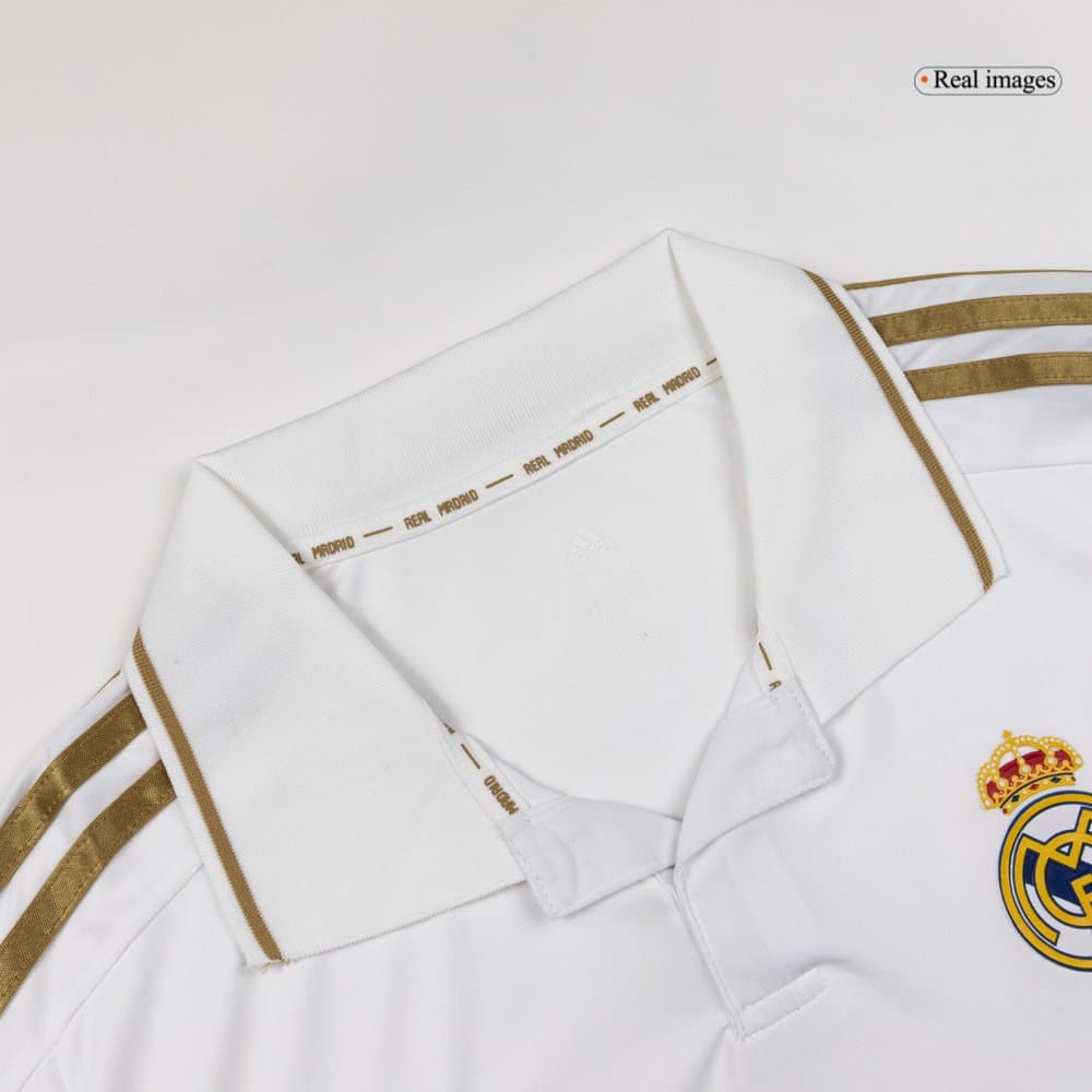 Men's Real Madrid Home Long Sleeve Retro Soccer Jersey 2011/12 Men's Real Madrid Home Long Sleeve Retro Soccer Jersey 2011/12