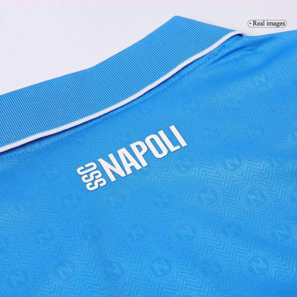 Men's LUKAKU #11 Napoli Home Authentic Soccer Jersey 2024/25