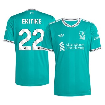 Men's EKITIKE #22 Liverpool Third Away Replica Soccer Jersey 2025/26