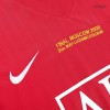 Men's RONALDO #7 Manchester United Home Long Sleeve Retro Soccer Jersey - UCL Final 2007/08