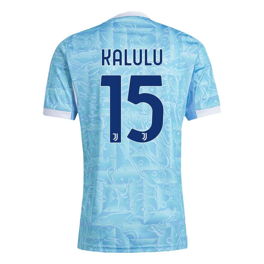 Men's KALULU #15 Juventus Away Replica Soccer Jersey 2025/26 Men's KALULU #15 Juventus Away Replica Soccer Jersey 2025/26