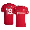 Men's GAKPO #18 Liverpool Home Replica Soccer Jersey 2025/26 Men's GAKPO #18 Liverpool Home Replica Soccer Jersey 2025/26