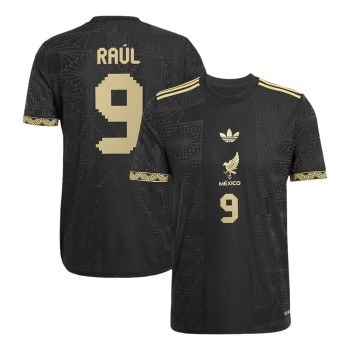 Men's RAÚL #9 Mexico Third Away Authentic Soccer Jersey -Gold Cup 2025