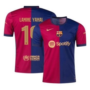 Men's LAMINE YAMAL #19 Barcelona Home Replica Soccer Jersey - UCL 2024/25 Men's LAMINE YAMAL #19 Barcelona Home Replica Soccer Jersey - UCL 2024/25