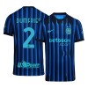 Men's DUMFRIES #2 Inter Milan Home Authentic Soccer Jersey 2025/26 Men's DUMFRIES #2 Inter Milan Home Authentic Soccer Jersey 2025/26