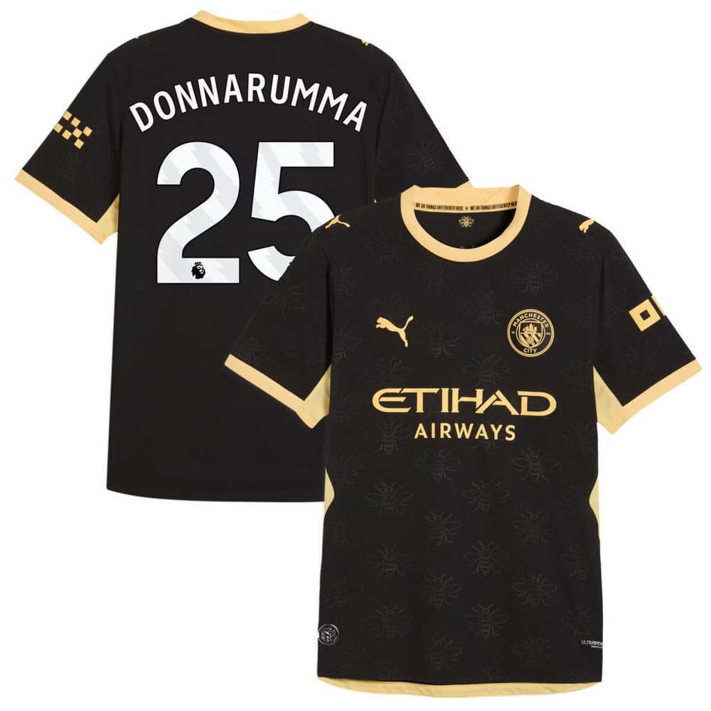 Men's DONNARUMMA #25 Manchester City Away Authentic Jersey 2026/27 Men's DONNARUMMA #25 Manchester City Away Authentic Jersey 2026/27