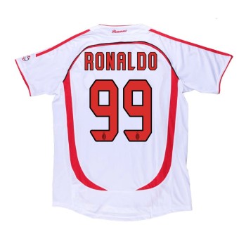 Men's RONALDO #99 AC Milan Away Retro Soccer Jersey 2006/07