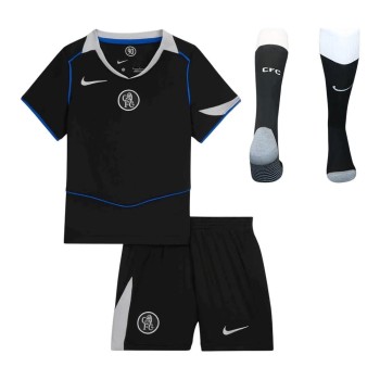 Kid's Chelsea Third Away Soccer Jersey Full Kit 2025/26