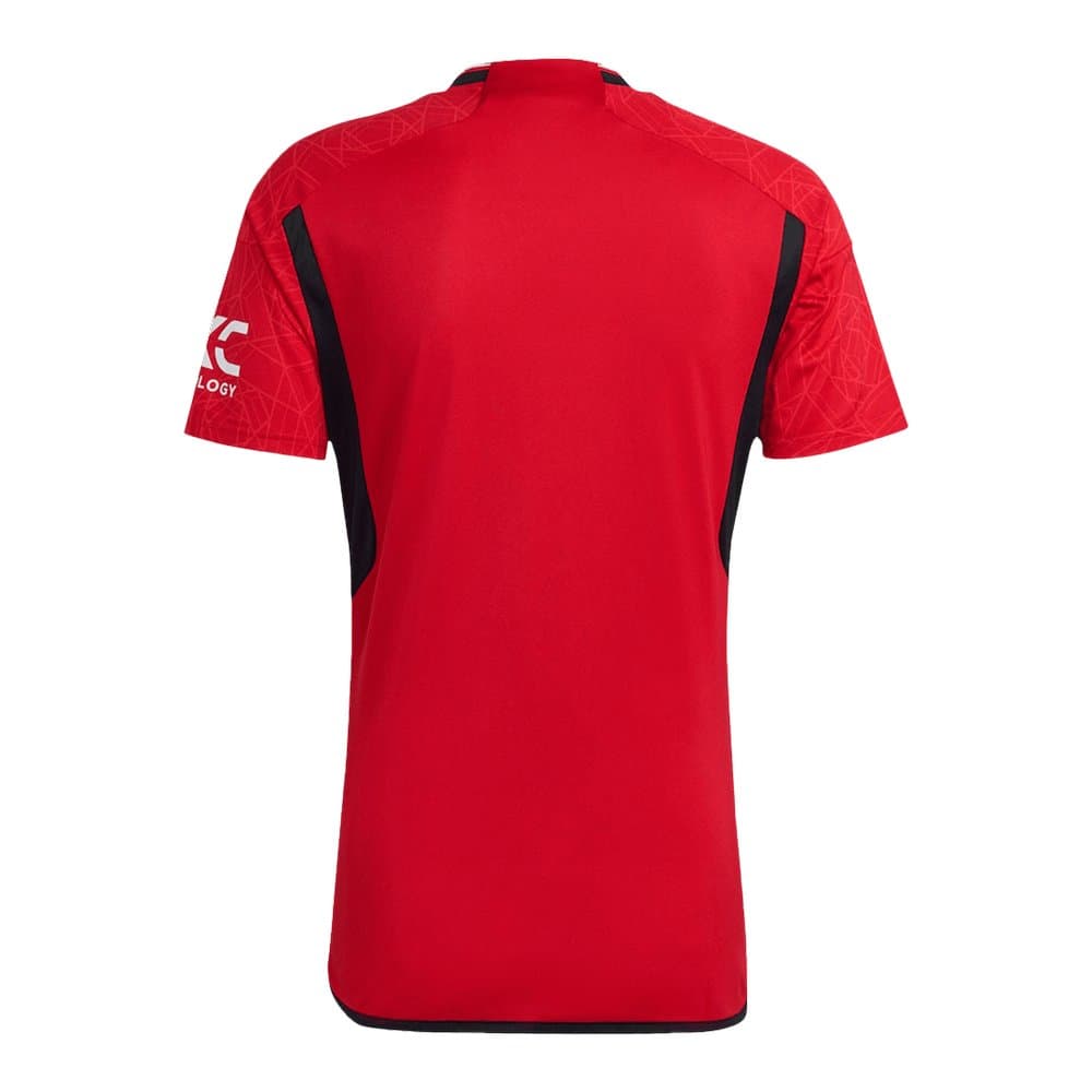 Men's B.FERNANDES #8 Manchester United Home Replica Jersey - UCL 2023/24 Men's B.FERNANDES #8 Manchester United Home Replica Jersey - UCL 2023/24