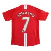 Men's RONALDO #7 Manchester United Home Retro Soccer Jersey 2007/08