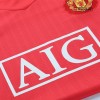 Men's RONALDO #7 Manchester United Home Retro Soccer Jersey 2007/08
