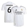 Men's CAMAVINGA #6 Real Madrid Home Authentic Soccer Jersey 2024/25 Men's CAMAVINGA #6 Real Madrid Home Authentic Soccer Jersey 2024/25