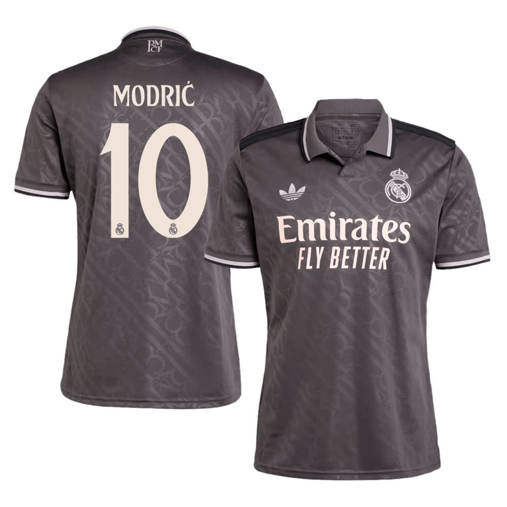 Men's MODRIĆ #10 Real Madrid Third Away Replica Soccer Jersey 2024/25 Men's MODRIĆ #10 Real Madrid Third Away Replica Soccer Jersey 2024/25