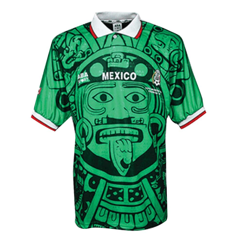 Men's Mexico Home Retro Soccer Jersey 1998 Men's Mexico Home Retro Soccer Jersey 1998