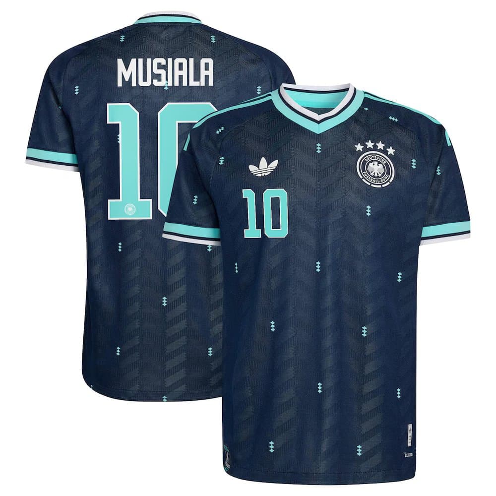 Men's Jamal Musiala #10 Germany Away Authentic Jersey World Cup 2026 Men's Jamal Musiala #10 Germany Away Authentic Jersey World Cup 2026