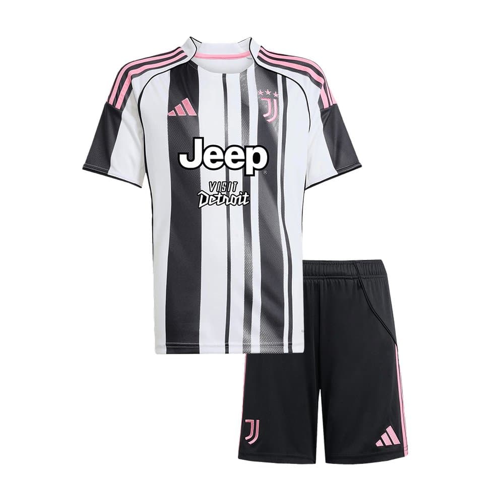 Kid's Juventus Home Soccer Jersey Kit 2025/26