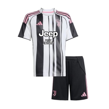 Kid's Juventus Home Soccer Jersey Kit 2025/26 Kid's Juventus Home Soccer Jersey Kit 2025/26