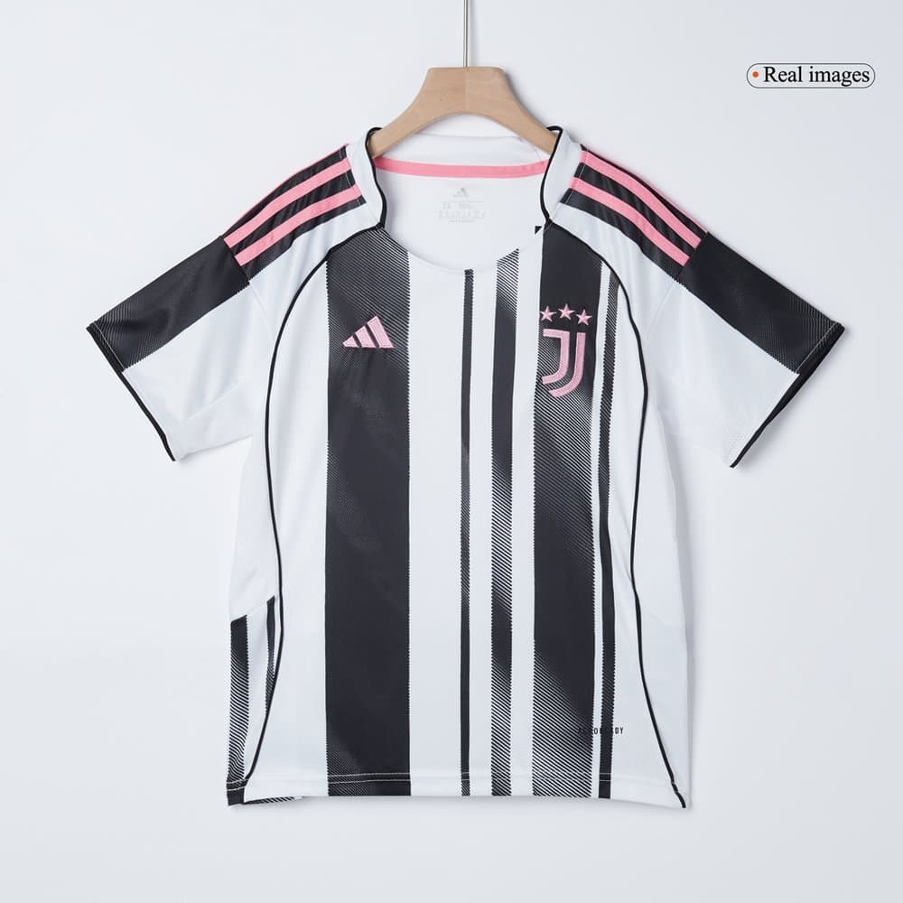 Kid's Juventus Home Soccer Jersey Kit 2025/26