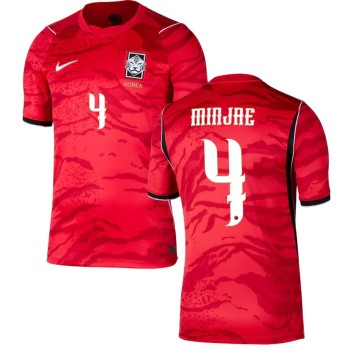 Men's MINJAE #4 South Korea Home Replica Jersey World Cup 2026 Men's MINJAE #4 South Korea Home Replica Jersey World Cup 2026