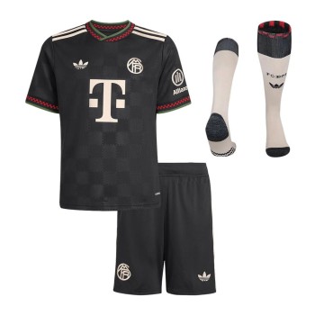 Kid's Bayern Munich Third Away Soccer Jersey Full Kit 2025/26