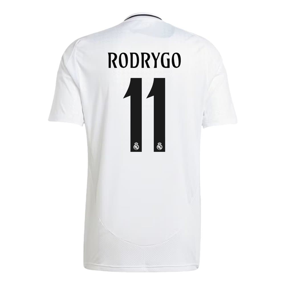 Men's RODRYGO #11 Real Madrid Home Replica Soccer Jersey 2024/25 Men's RODRYGO #11 Real Madrid Home Replica Soccer Jersey 2024/25