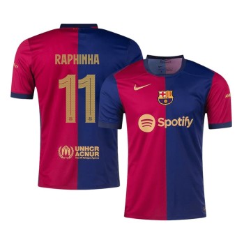 Men's RAPHINHA #11 Barcelona Home Replica Soccer Jersey - UCL 2024/25 Men's RAPHINHA #11 Barcelona Home Replica Soccer Jersey - UCL 2024/25