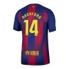 Men's RASHFORD #14 Barcelona Home Authentic Soccer Jersey 2025/26