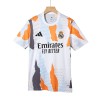 Men's Real Madrid Pre-Match Replica Soccer Jersey White 2024/25 Men's Real Madrid Pre-Match Replica Soccer Jersey White 2024/25