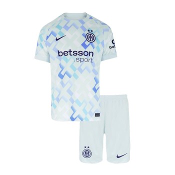 Kid's Inter Milan Away Soccer Jersey Kit 2025/26 Kid's Inter Milan Away Soccer Jersey Kit 2025/26