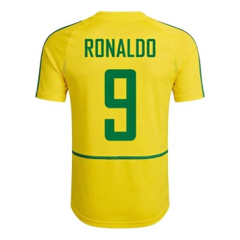 Men's RONALDO #9 Brazil Home Retro Soccer Jersey 2002/03 Men's RONALDO #9 Brazil Home Retro Soccer Jersey 2002/03