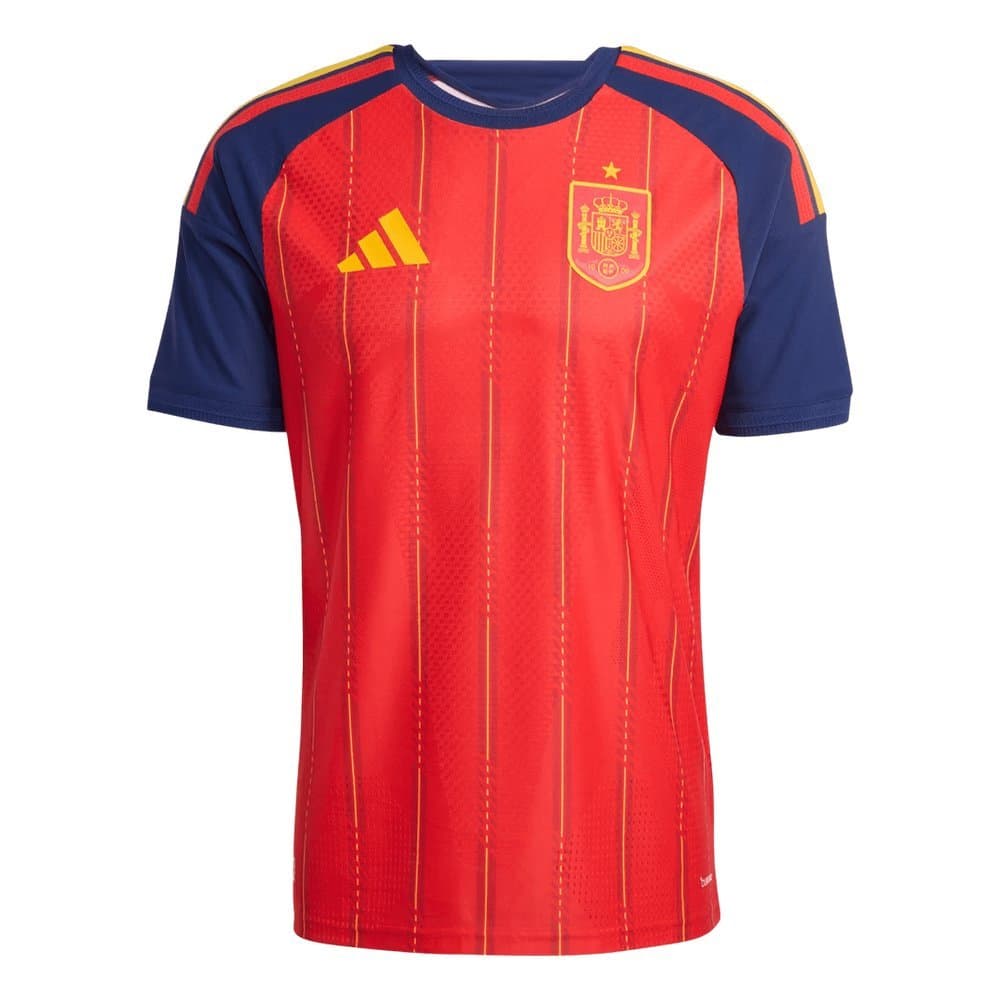 Men's Spain Home Authentic Jersey World Cup 2026 Men's Spain Home Authentic Jersey World Cup 2026
