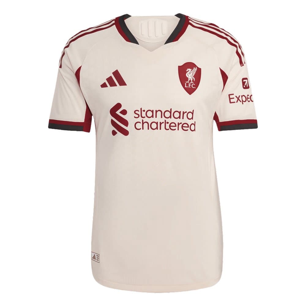 Men's SZOBOSZLAI #8 Liverpool Away Authentic Soccer Jersey 2025/26