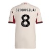 Men's SZOBOSZLAI #8 Liverpool Away Authentic Soccer Jersey 2025/26
