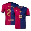 Men's F.DE JONG #21 Barcelona Home Replica Soccer Jersey - Spotify Logo Without Text 2024/25