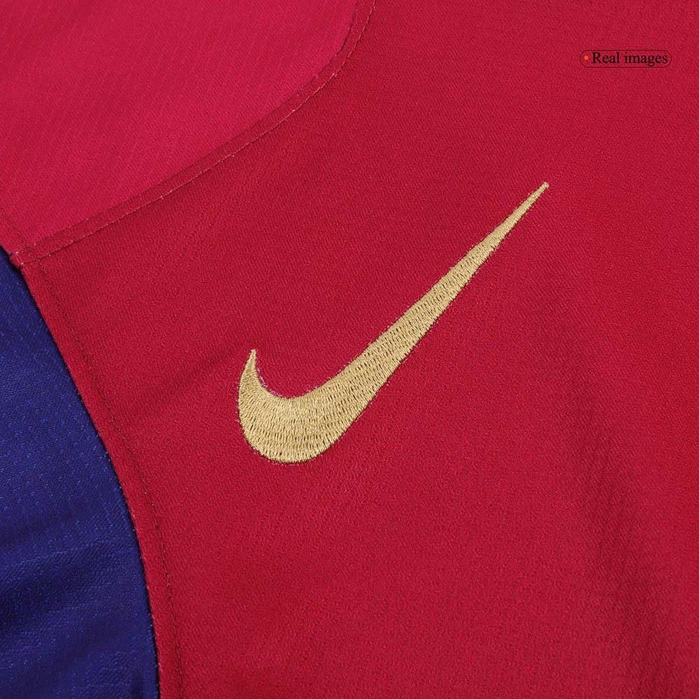 Men's F.DE JONG #21 Barcelona Home Replica Soccer Jersey - Spotify Logo Without Text 2024/25