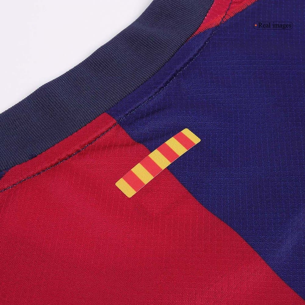 Men's F.DE JONG #21 Barcelona Home Replica Soccer Jersey - Spotify Logo Without Text 2024/25