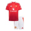 Kid's Manchester United Home Soccer Jersey Kit 2024/25 Kid's Manchester United Home Soccer Jersey Kit 2024/25