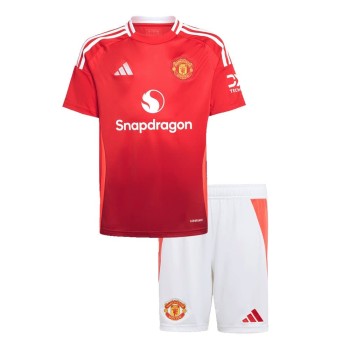 Kid's Manchester United Home Soccer Jersey Kit 2024/25 Kid's Manchester United Home Soccer Jersey Kit 2024/25
