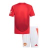Kid's Manchester United Home Soccer Jersey Kit 2024/25 Kid's Manchester United Home Soccer Jersey Kit 2024/25