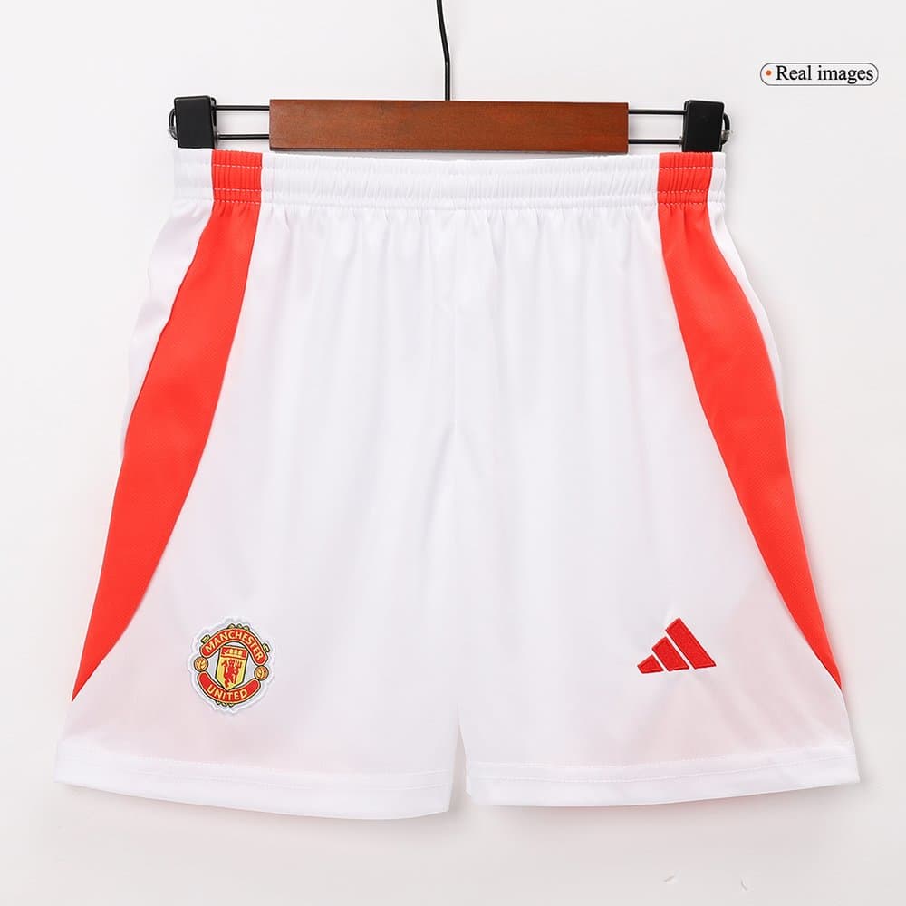 Kid's Manchester United Home Soccer Jersey Kit 2024/25 Kid's Manchester United Home Soccer Jersey Kit 2024/25