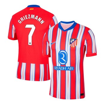 Men's GRIEZMANN #7 Atletico Madrid Home Authentic Jersey 2024/25 Men's GRIEZMANN #7 Atletico Madrid Home Authentic Jersey 2024/25