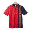 Men's Spain Home Retro Soccer Jersey 1996